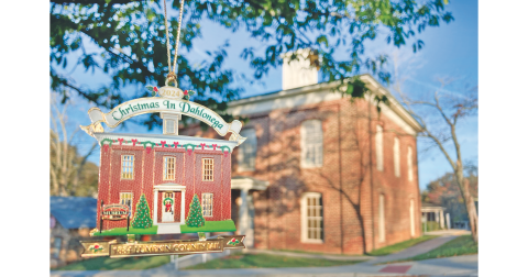 The 2024 Community Helping Place Christmas in Dahlonega Collector’s Ornament has been revealed.  This year’s ornament will depict the historic 1884 Lumpkin County Jail. (Photo by John Bynum)