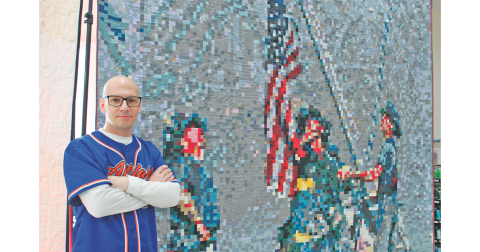 Andrew Lee’s quilt “United We Stand” will be displayed at the 9/11 Museum in New York City.