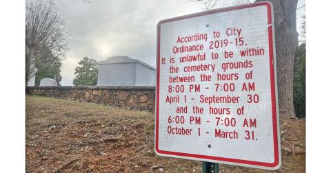 Dahlonega Walking Tours has received a special permit which will allow tour groups to walk through Mount Hope Cemetery after hours while abiding by specific guidelines.