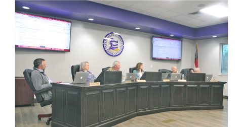 Board of Education member Mera Turner shares her thoughts on the testing methodology with the rest of the Lumpkin County BOE.