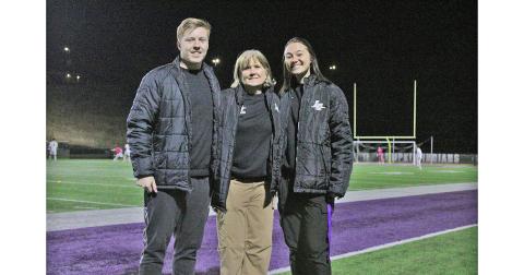 On the soccer field, Assistant Coach Ethan Pierce, Head Coach Cas Alldred and Abi Hunt take the reins as the girls team’s new coaching staff.