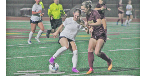 Aubree Brown picked up three goals for her Lumpkin team against Tallulah Falls.