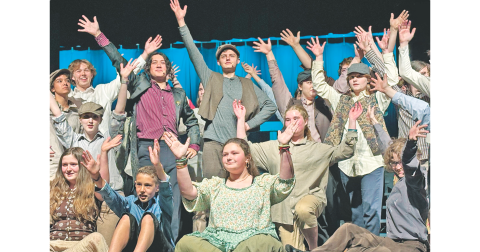 An expansive cast of talented teens will take the stage this weekend for Lumpkin County High School’s rendition of Oliver!, a musical production directed by Hannah Chapman. (Photo by Anna Huffman)