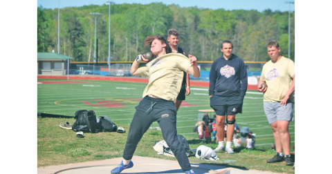 Zeke Cochran punched his ticket to State in both discus and shot put events.