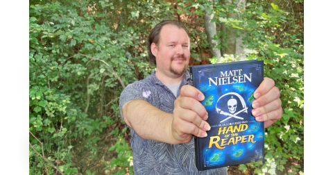 After years of work, local author Matt Nielsen has completed his epic swashbuckling novel Hand of the Reaper: Islands of the Cursed Seas.