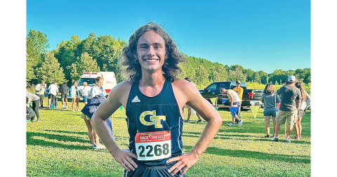 Lumpkin County graduate Wyatt Windham came away with a tenth place overall finish in his first race for Georgia Tech.