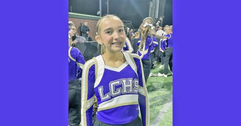 Lumpkin County cheerleader Averie Cloer is the face of the editing magic behind NuggetCast.