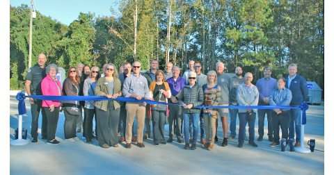 Members of Lumpkin County’s Recycling Committee were joined by local leaders and County and City officials last week for the ribbon cutting at the long-awaited recycling station, located next to the Transfer Station on Barlow Road near downtown.