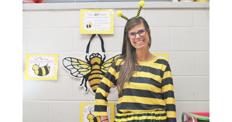 Second grade teacher Samantha Cochenour has been named Teacher of the Year for Cottrell Elementary School.