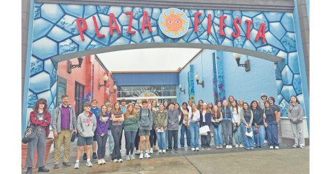 LCHS Spanish Teacher Adam Rambin was able to take 36 students to the Plaza Fiesta Latin American Mall on Buford Highway at the end of October thanks to a grant award from the Lumpkin County Education Foundation.