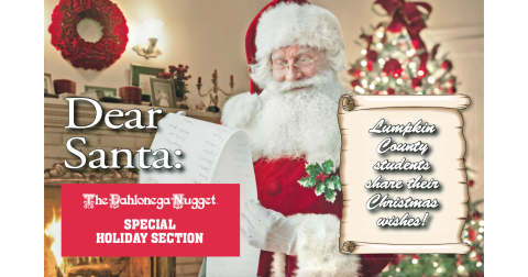 Check out our annual Letters to Santa special section in the December 17 print edition.