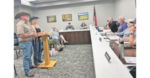 Glenn and Betsy Gagne recently requested a variance that would allow them to set up business at their Town Creek Church Road horse farm.