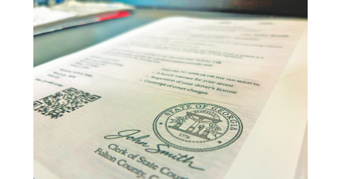 A fraudulent scam text, complete with an official-looking state seal, has been making the rounds on local cell phones lately.