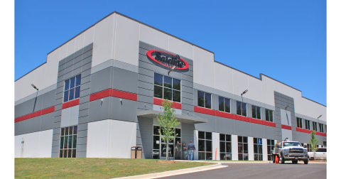 Satellite Industries held a ribbon cutting last week to celebrate its new 172,000 square foot manufacturing and distribution center, located on Fannie Russell Road in Lumpkin County.