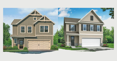 Images presented by Julie Sellers during the public hearing show sample exterior designs for the single-family detached units. “The intention is to really focus on neutral color palettes that are found in earth and really play into the location of Dahlonega,” she said.