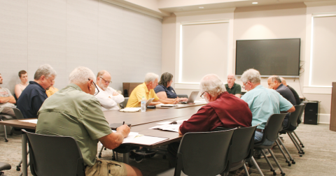 Members of a joint City/County Comprehensive Plan Committee met in the Lumpkin County Library last Friday to discuss potential revisions to their respective vision statements.