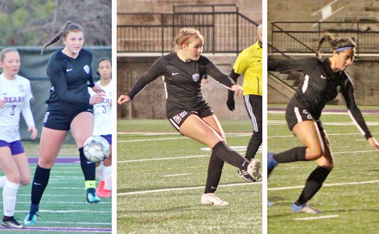 Lumpkin County soccer standouts Reagan Spivey, Ashley Read and Hope Kenney will take part in the Southeast All-American Soccer Showcase.