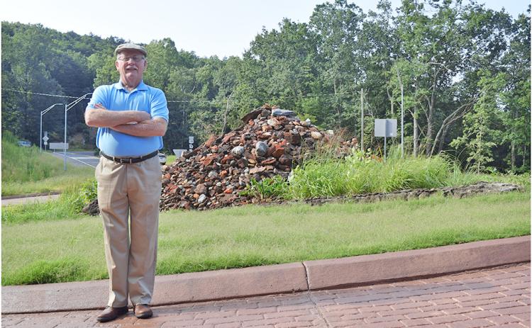 Seven years ago Tom Dyer began to alert local officials of the dangers of the Stone Pile intersection. Now he’s happy to see a newly finished roundabout at the Highway 60 and 9 meeting point.