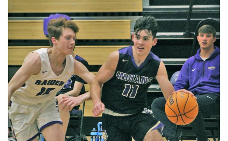 Junior shooting guard Jones Harris scored a team-high 22 points, accounting for nearly half of the team’s points in its 79-52 loss to the North Forsyth Raiders.