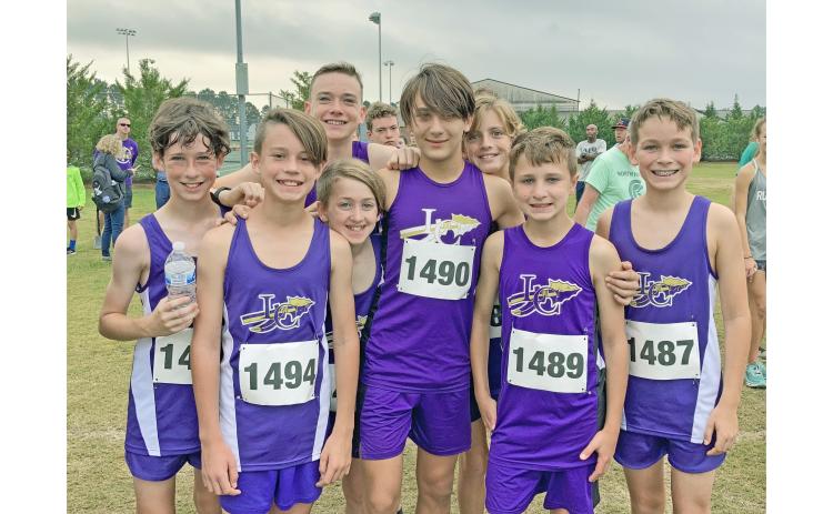 The LCMS Boys Cross Country team claimed a ninth place finish in the state with their performance at the Georgia Middle School State Cross Country Championships on Saturday.