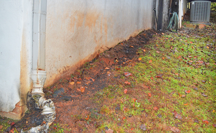 A suspect allegedly tried to set his ex-girlfriend’s Lumpkin County home on fire recently.