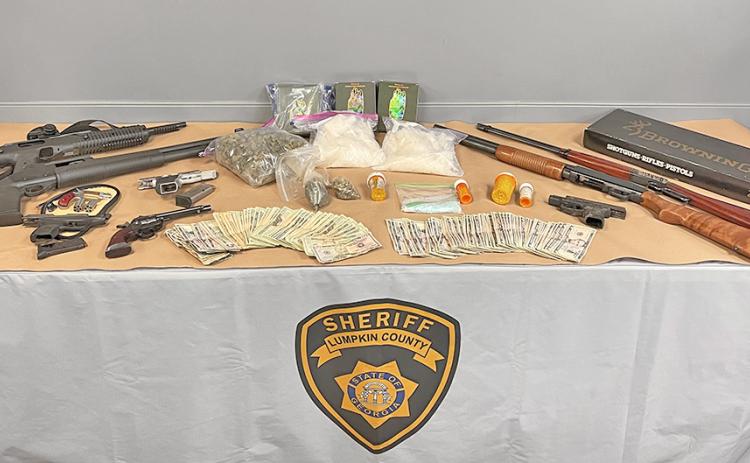 Investigators seized a sizable amount of contraband at a Dublin Court residence last week.