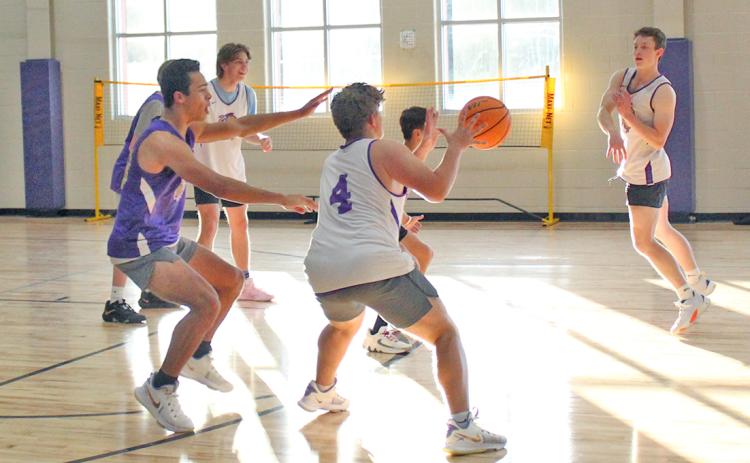 The Lumpkin County High School boys basketball team has been practicing for their season opener this week.