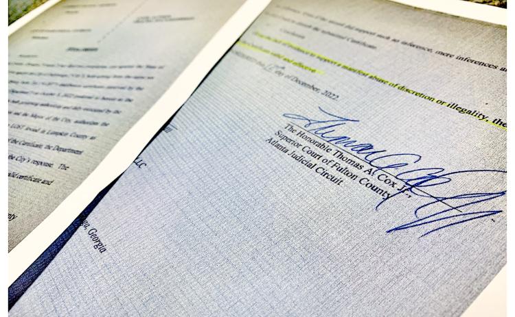 Supreme Court Judge Thomas A Cox Jr. declared that the paperwork was valid that the City submitted to the state in order to continue the 75%/25% split for LOST tax revenue.