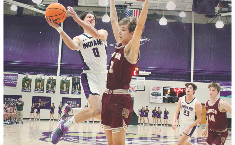 Lumpkin sophomore Cal Faulkner scored 21 points to help his team pull away from Dawson County for a victory last week.