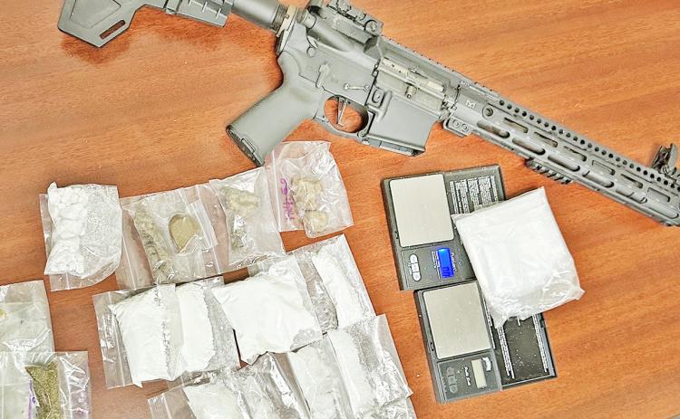 A search of a Lewis School Road residence turned up a sizable amount of illegal drugs last week, according to officials from the Lumpkin County Sheriff’s Office.