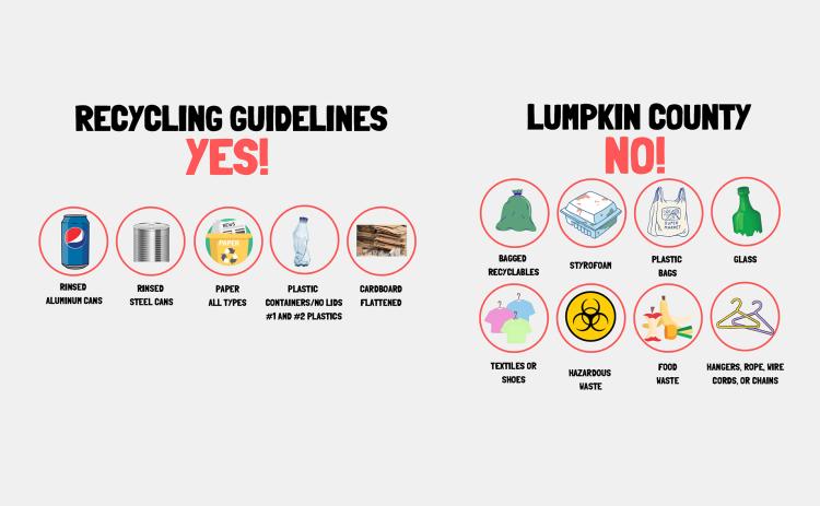 The County released helpful information for local recyclers