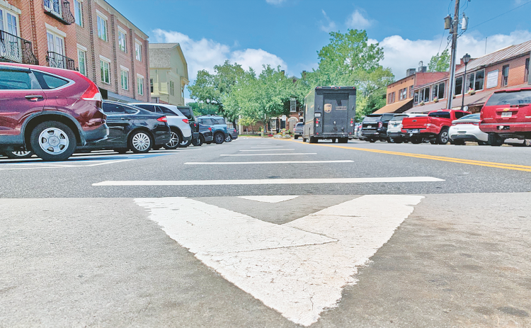 Underground infrastructure repairs will soon divert traffic on East Main Street. (Photo by Matt Aiken)
