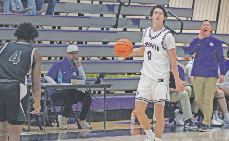 Lumpkin County’s Cal Faulkner broke the all-time points record previously held by Marlon Hall at 1,375 points.