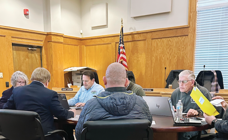Members of the Dahlonega City Council gathered last Tuesday to discuss a variety of topics including the possibility of issuing a second liquor store license.