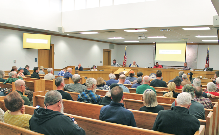 Lumpkin residents packed the gallery of the Commissioners Board Room last Tuesday afternoon for a lengthy hearing on proposed revisions to the County’s land use and development regulations.