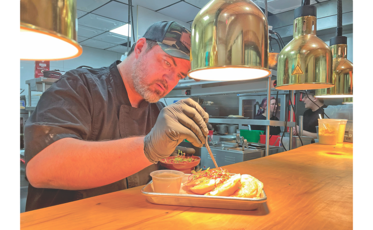 Co-owner Chris Matson prepares his signature pierogi dish, a tribute to his roots and his grandmother’s recipe.