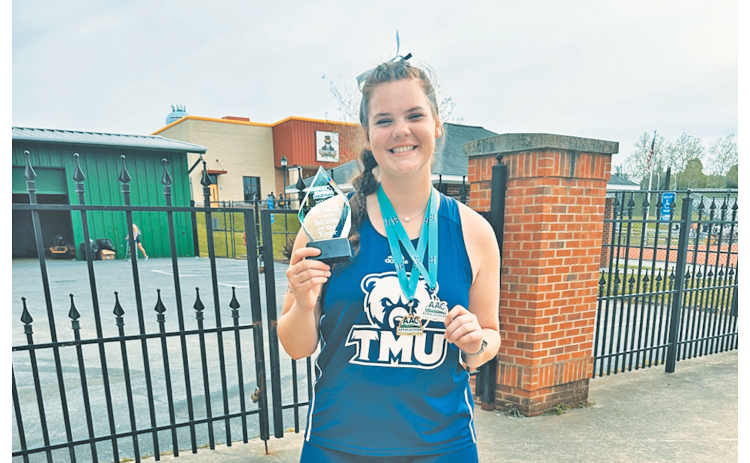 Lumpkin County alumnus Grace Jones was named AAC Athlete of the Year.