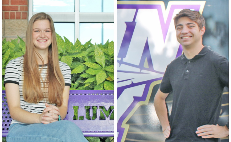 LEFT: LCHS Valedictorian for the Class of 2025 is Jaedyn Gerrells. She plans to attend the University of Georgia.  RIGHT: Jack Fox is the LCHS Salutatorian for the Class of 2025. He looks forward to being a part of the marching band at Georgia Tech.