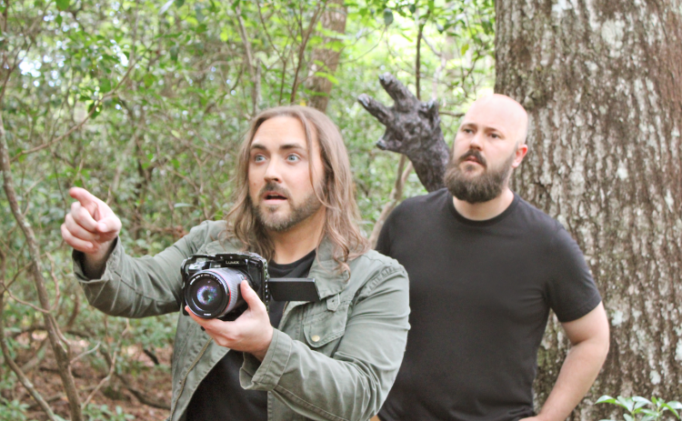 Dahlonega-based filmmakers Luke Pilgrim (left) and Brad Kennedy are exploring the Ellijay area for their new online docu-series about the paranormal.