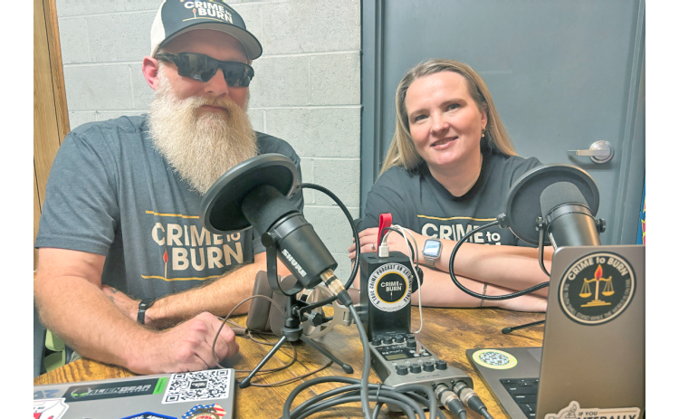 More and more listeners are catching on to Crime to Burn, a true crime podcast hosted by Dahlonega residents Leland Brand and April Musser.