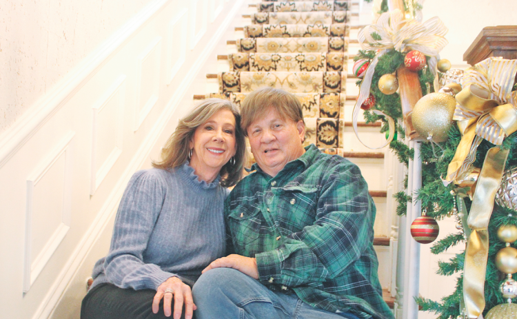 Dahlonega City Council member Johnny Ariemma and his wife Catherine opened their home to holiday tours which raised $11,500 for Jeremiah’s Place.