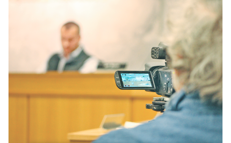James Brady from North Georgia Today records the action during this month’s regular meeting of the Board of Commissioners. Ironically, a staff proposal to livestream County meetings was on the agenda the same evening.