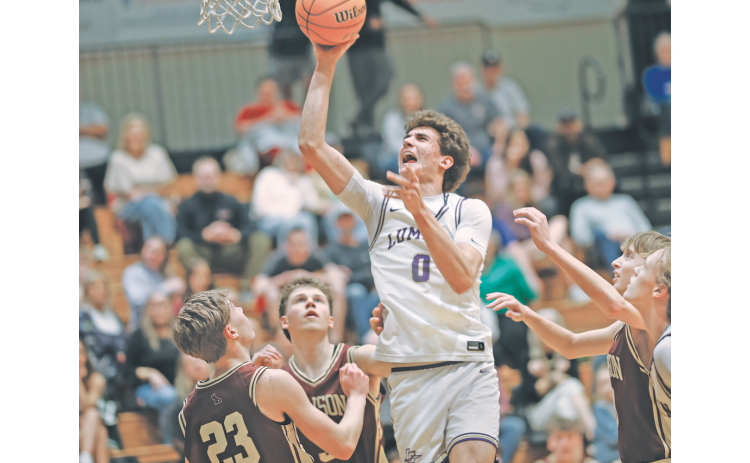 Lumpkin County’s Martin Hulsey gets some air during last week’s matchup with the Tigers.