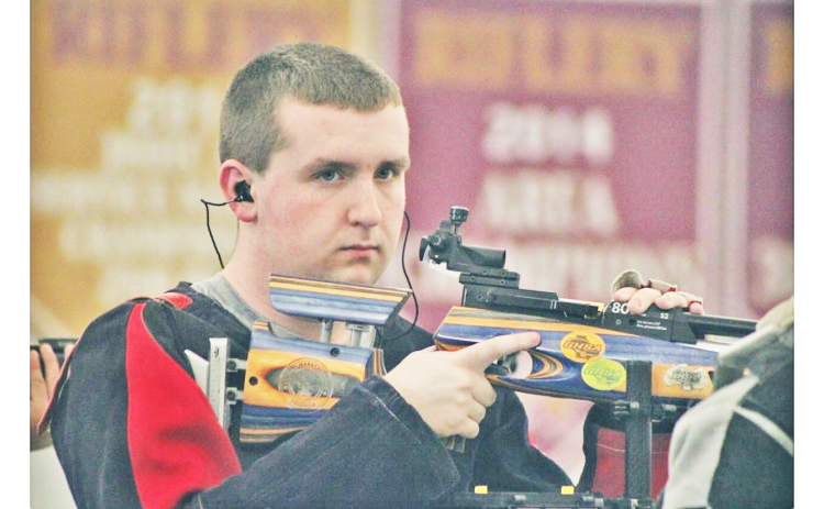 Lumpkin senior Joey Dechant calms his nerves before taking a shot.