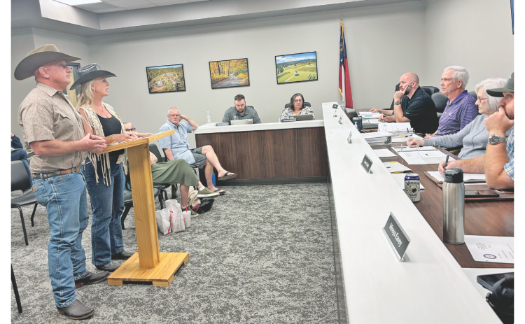 Glenn and Betsy Gagne recently requested a variance that would allow them to set up business at their Town Creek Church Road horse farm.