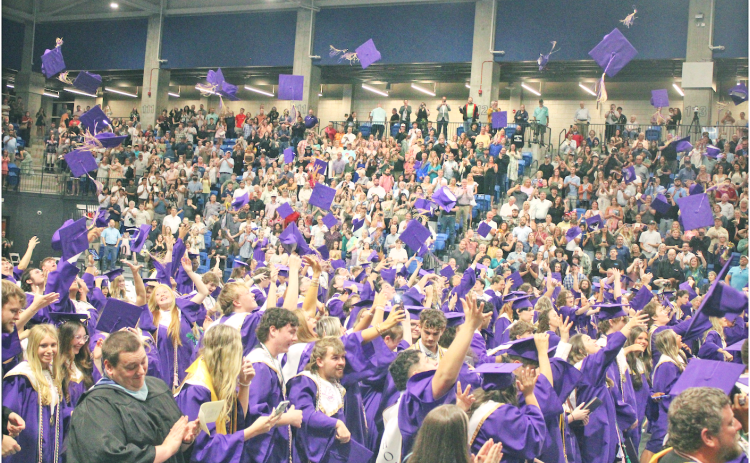 The Lumpkin County High School Class of 2026 celebrated their years of hard work and successes at the recent graduation ceremony held at the UNG Convocation Center on Friday, May 22.