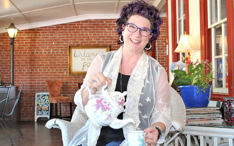 My Vintage Gypsy Tea's and Magickal Makings owner Kim Pyron loves helping others. After years in the medical field, she now helps with her herbal blend teas.