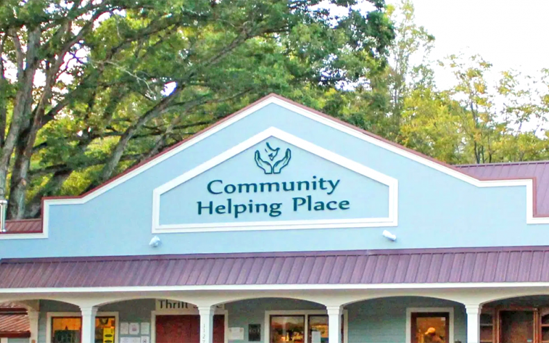 The Community Helping Place thrift store normally helps raise funds for the organization's food pantry.