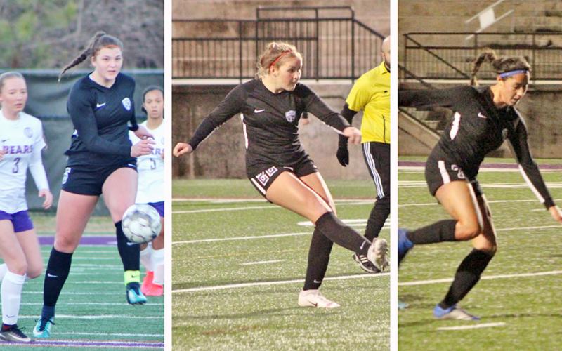 Lumpkin County soccer standouts Reagan Spivey, Ashley Read and Hope Kenney will take part in the Southeast All-American Soccer Showcase.