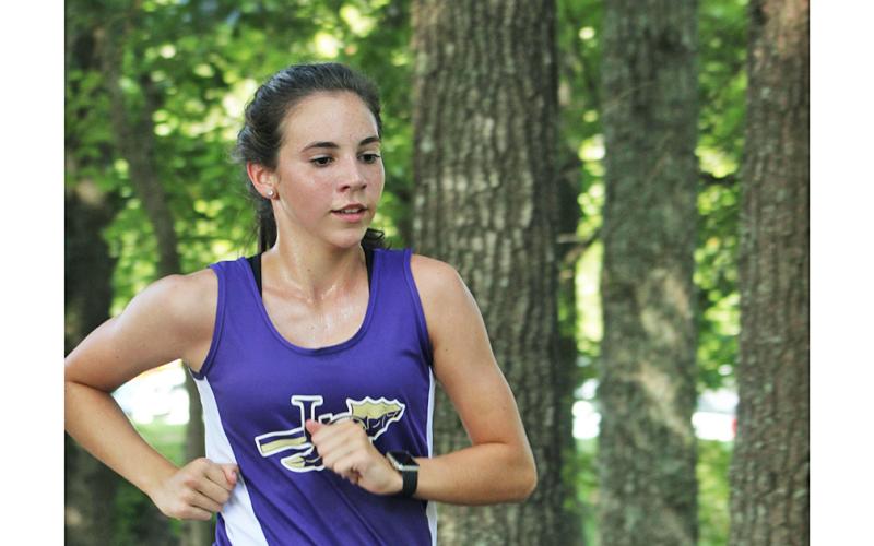 Lumpkin County freshman runner Ryann Jones finished in seventh place overall at the West Hall Invite and second place for the team.